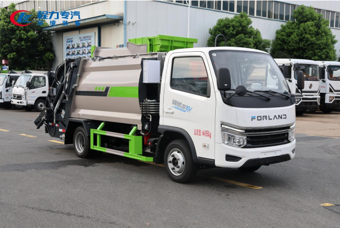 純電動福田壓縮垃圾車